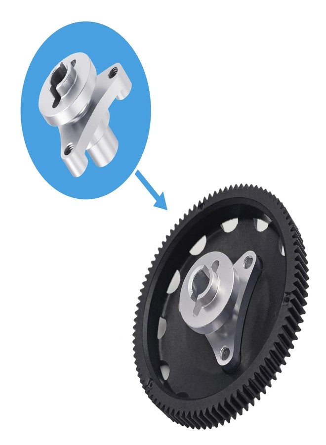 JGGZONE Metal Aluminum RC Car Slipper Eliminator Spur Gear Mount Upgrade Part for 1/10 Traxxas 2wd Slash Bandit RC Car Truck Replacement (Silver) - Image 2